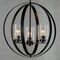 Maxim Lighting Sentinel 3-Light Pendant 25254CLBK - alternate 2